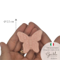 Ceramic Peachy Pink Butterfly with Magnet (5.5cm) Ceramic Peachy Pink Butterfly with Magnet (5.5cm)