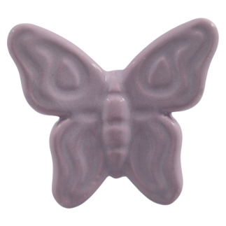 Farfalla Viola Lilla in Ceramica con Calamita (5,5cm)