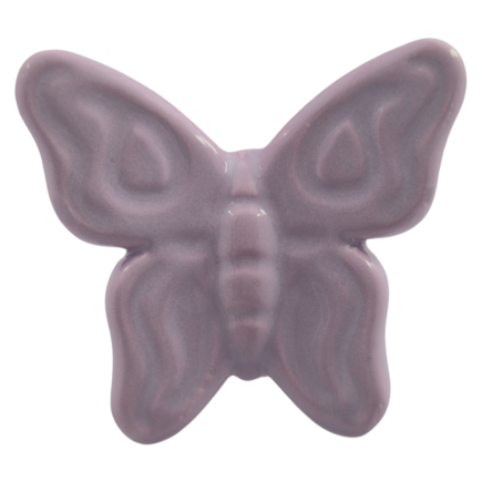 Farfalla Viola Lilla in Ceramica con Calamita (5,5cm)