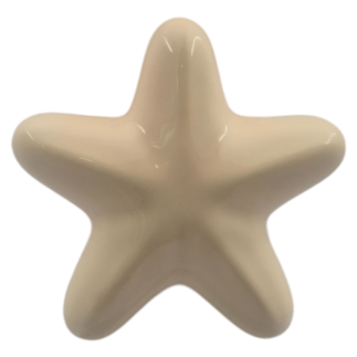 Stella Marina Crema in Ceramica con Calamita (5,5cm)