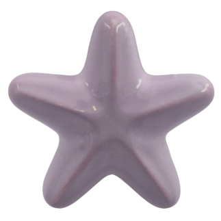 Ceramic Lilac Purple Starfish with Magnet (5.5cm)