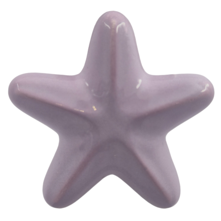 Ceramic Lilac Purple Starfish with Magnet (5.5cm)
