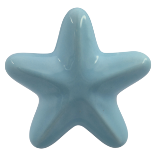 Stella Marina Celeste in Ceramica con Calamita (5,5cm)