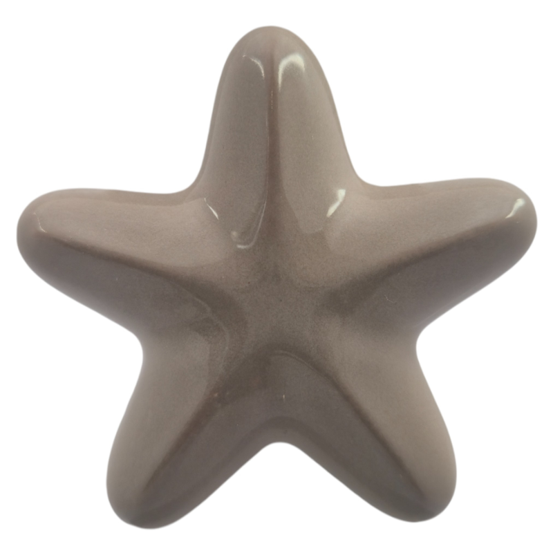 Ceramic Taupe Starfish with Magnet (5.5cm) Ceramic Taupe Starfish with Magnet (5.5cm)