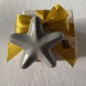 Stella Marina Grigio Perla in Ceramica con Calamita (5,5cm)