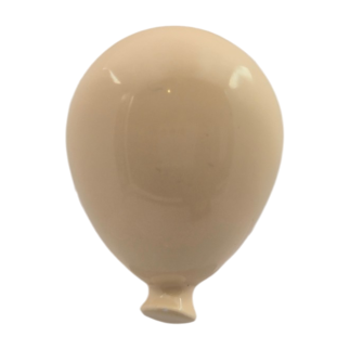 Palloncino Crema in Ceramica con Calamita (5cm)