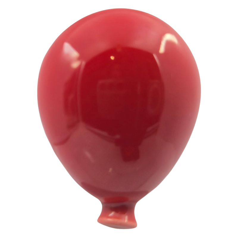 Ceramic Red Balloon with Magnet (5cm)