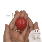 Palloncino Rosso in Ceramica con Calamita (5cm)
