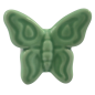 Ceramic Sage Green Butterfly with Magnet (5.5cm)