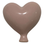 Blush Pink ceramic balloon heart – hanging  (6 cm)