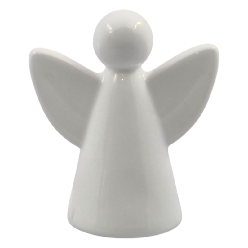 Ceramic Angel of Peace – Sacred Minimal Collection (10 cm)