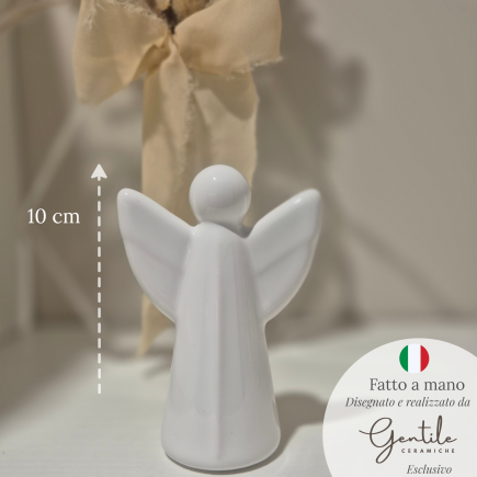 Ceramic Angel of Light – Sacred Minimal Collection (10 cm)
