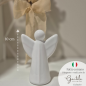 Angelo della Luce in Ceramica – Linea Sacred Minimal (10 cm)