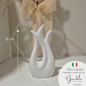 Fiamma della Fede in Ceramica – Linea Sacred Minimal (11 cm)