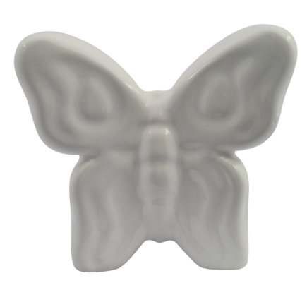 White Ceramic Butterfly to Place (8 cm)