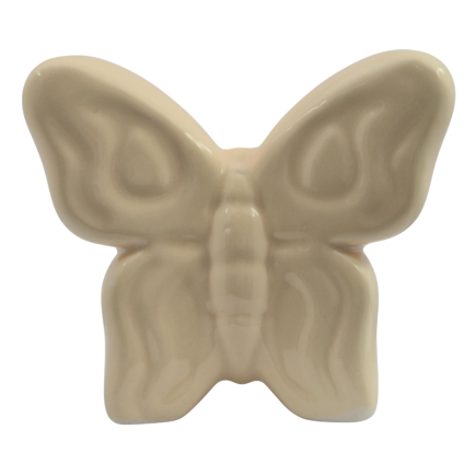 Cream Ceramic Butterfly to Place (8 cm)