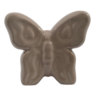 Taupe Ceramic Butterfly to Place (8 cm) – Handmade Favor