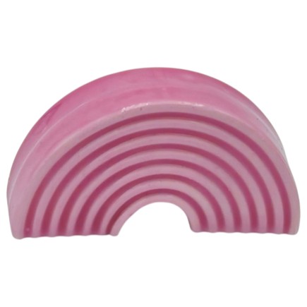 Arcobaleno Fucsia in Ceramica con Calamita (5,5cm)