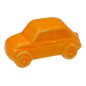 Macchinina 500 Arancione Brillante in Ceramica con Calamita (5cm)