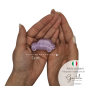 Macchinina Viola Glicine in Ceramica con Calamita (5cm)