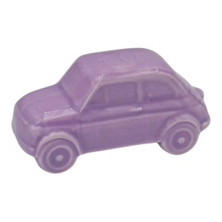 Ceramic Viola Purple Whisteria Toy Car with Magnet (5cm)