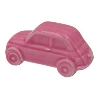 Macchinina Fucsia in Ceramica con Calamita (5cm)