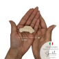 Macchinina Crema in Ceramica con Calamita (5cm)