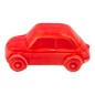 Macchinina Rossa Corallo in Ceramica con Calamita (5cm)