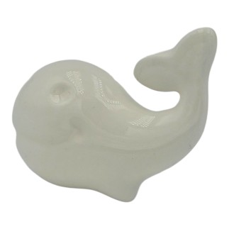 Ceramic White Whale with Magnet (6cm)
