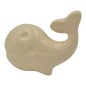 Balena Crema in Ceramica con Calamita (6cm)