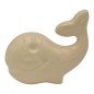 Ceramic Cream Whale with Magnet (6cm)