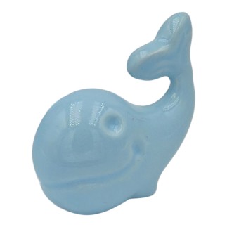 Ceramic Sky Blue Whale with Magnet (6cm)