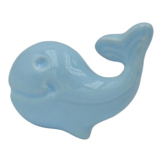 Ceramic Sky Blue Whale with Magnet (6cm)