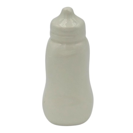 Ceramic White Baby Bottle with Magnet (5cm)