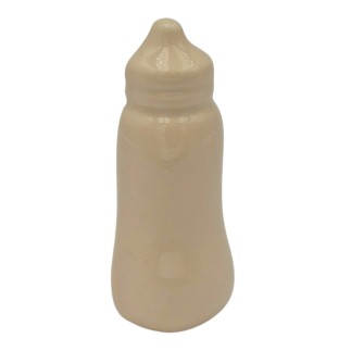 Ceramic Cream Baby Bottle with Magnet (5cm)
