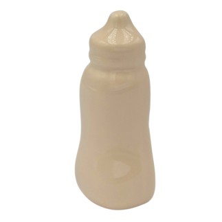 Ceramic Cream Baby Bottle with Magnet (5cm)