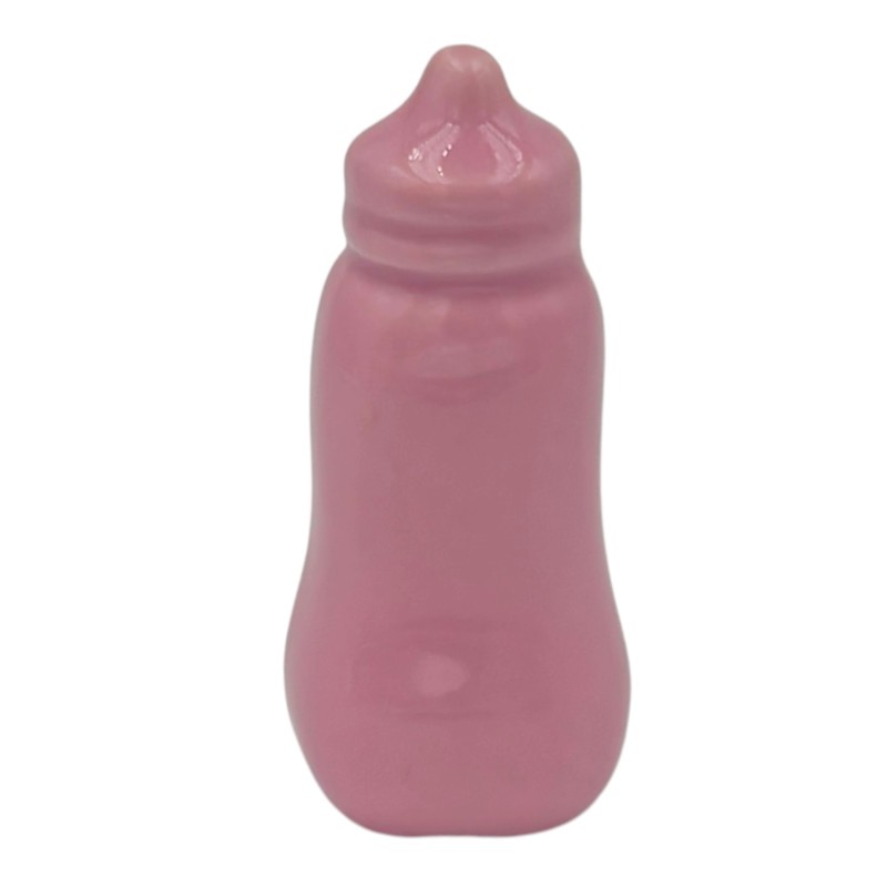 Ceramic Pink Baby Bottle with Magnet (5cm)