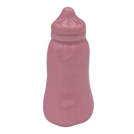 Ceramic Pink Baby Bottle with Magnet (5cm)
