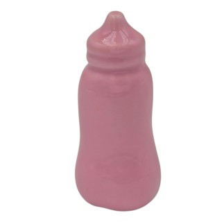 Ceramic Pink Baby Bottle with Magnet (5cm)