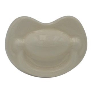 Ciuccio Bianco in Ceramica con Calamita (4,5cm)