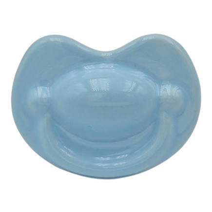 Ciuccio Celeste in Ceramica con Calamita (4,5cm)