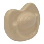 Ciuccio Crema in Ceramica con Calamita (4,5cm)