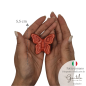 Ceramic Red Butterfly with Magnet (5.5cm)