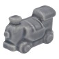 Ceramic Pearl Gray Train with Magnet (4.5cm)