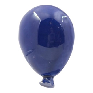 Ceramic Midnight Blue Balloon with Magnet (5cm)