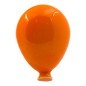 Palloncino Arancione Brillante in Ceramica con Calamita (5cm)