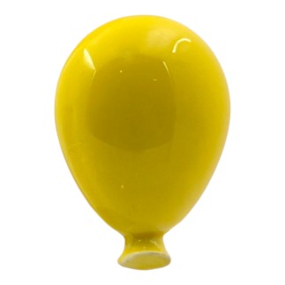 Palloncino Giallo Limone in Ceramica con Calamita (5cm)