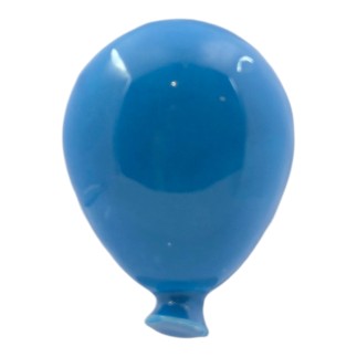 Ceramic Light Cobalt Blue Balloon with Magnet (5cm)
