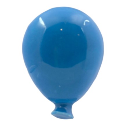 Ceramic Light Cobalt Blue Balloon with Magnet (5cm)