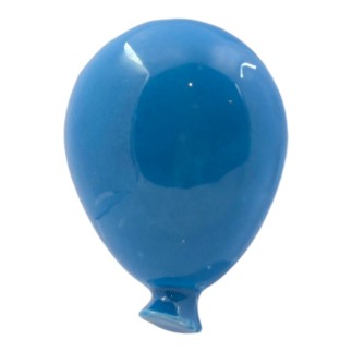 Ceramic Light Cobalt Blue Balloon with Magnet (5cm)